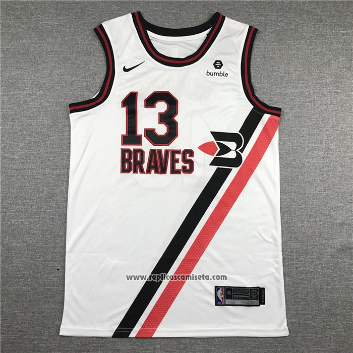 Camiseta Los Angeles Clippers Paul George #13 Classic 2019-20 Blanco